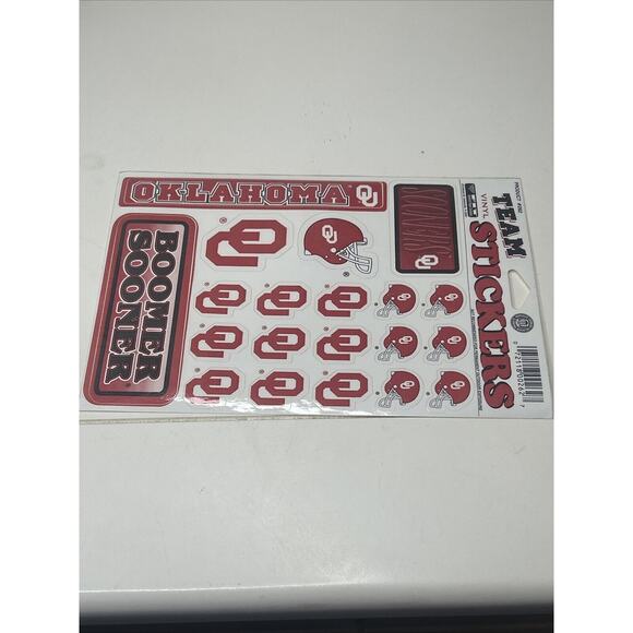 Oklahoma‎ Sooners Westrick Paper Company Team Vinyl Stickers - Picture 2 of 3